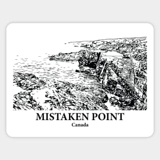Mistaken Point - Canada Sticker